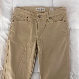 Lucky Brand Light Tan Ava Legging Pants